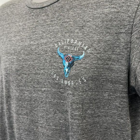 California Vintage Los Angeles Grey T-Shirt Size M - Picture 4 of 6